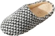 [Generic] Mens Slippers Wide Width 2024 New Polka Dot Mute Japanese Indoor Slippers Wooden Floor Home Non Slip Couple Men and Women Plus Size Cotton Slippers Mop Slippers Men Size 14