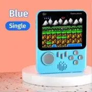 Portable Retro Handheld Game Console 600 Classic Games 3.5" Screen Blue