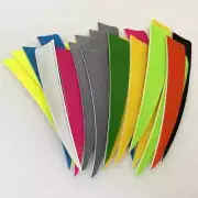New 50 Pcs 4 Inch Carbon Arrow Feathers Fletching Feathers Archery Bow Hunting