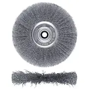 Wire Weel Brush for Grinder - 8 Inch Fine Crimped Wire Wheel for Bench Grinde...