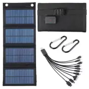 20W Solar Panel Foldable Solar Charger Outdoor Solar Charger Convenient Charging