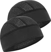 [vidsel] Skull Caps Cooling Helmet Liner Beanie Breathable Mesh Sweat Wicking Cycling Running Hat for Men Women