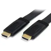 StarTech.com 5m Flat High Speed HDMI Cable with Ethernet - Ultra HD 4k x 2k HDMI Cable - HDMI to HDMI M/M - Flat HDMI Cable - Fi