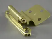 25 Pair Amerock 3/8 Inset Cabinet Hinges Brass