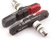 Clarks Elite MTB/Hybrid Brake Pads Integral Block W/Triple Compound Insert Pads, 72 mm