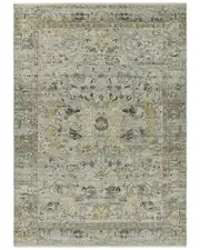 Amer Rugs Craft Classic Bordered Hand-Knotted Wool Rug