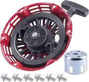 OTOHANS AUTOMOTIVE Recoil Starter with Start Cup Fit Honda GX120 GX160 GX200 Pull Starter (Steel Rod Paws) Engine 4/5.5/6.5hp Motor Replace # 28400-ZE1-003ZF 28400-ZH8-013YA