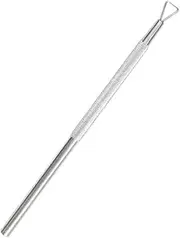 MERRYHAPY Cuticle Remover Tool Stainless Steel Nail Pusher for Gel Polish Removal Manicure Pedicure Smooth Handle for Comfort