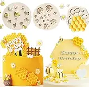 Bumble Bee Cake Decoration Bumble Bee Fondant Mold Bee Mold Daisy Flower Mold Bumble Bee Cupcake Cake Decorations