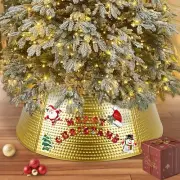 Christmas Tree Collar, 28 Inch Metal Christmas Tree Collar Skirt Base Stand, ...