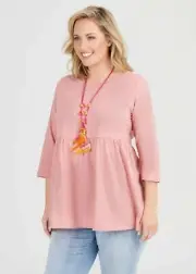 ts Taking Shape Top Size 16 Organic Tiered style NWT