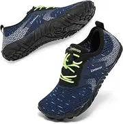 [Limberun] Water Shoes Barefoot Shoes Children's Bathing Shoes Children Boys Girls Swimming Shoes, Wzk3604 Navy, 34 EU