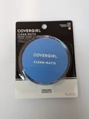 Covergirl Clean Matte Pressed Powder Oil Control #535 Medium Light NIB