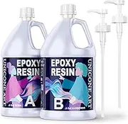 Unicone Art Epoxy Resin Kit for Art and Jewelry Making, Clear Casting Liquid (1 Gallon Set)
