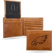 Rico Industries LEBIL Laser Engraved Billfold, Brown, 4 x 3, Brown, 4 x 3, Casual