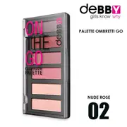 Debby eyeshadow on the go eyeshadow palette 02 nude rose