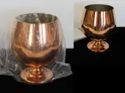 Vintage 1972 Coppercraft Guild Copper Brandy Snifter 5.75"