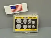 Dowel Centers General Tools 888 USA MADE 1/4 5/16 3/8 1/2 New Old Stock