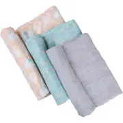 Playgro Fauna Friends Muslin Swaddle Wrap 3 Pack