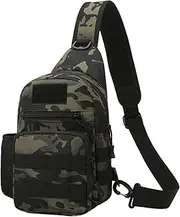 Sling Backpack, Chest Daypack, Adjustable Straps Small Backpack Chest Bag Daypack Fanny Pack for Outdoors Hiking Traveling