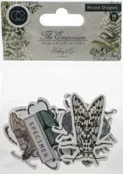 Craft Consortium Laser-Cut Wooden Shapes 10/Pkg-The Emporium