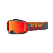 Zone Pro Goggle Grey Red Orange Red Mirror Lens