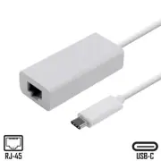 USB-C 3.1 Type C Male to RJ-45 Female 1000Mbps Gigabit Ethernet Network Adapter