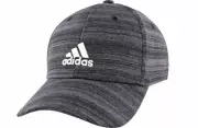 NEW! adidas [S/M] Men's Stretch Fitted Baseball/Golf/Pickleball Cap-Black/White