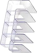 Clear Shelf Dividers, Fashionable Compartment Design Handbag Organizer for Shelf (4 Section)