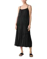 Eileen Fisher Petites Scoop Neck Silk Dress