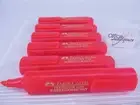 6 x RED ICE Faber Castell Textliner Highlighter 57-154621