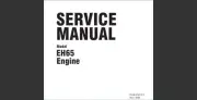Robin America EH65 Engine Workshop Service manual (Reprint)