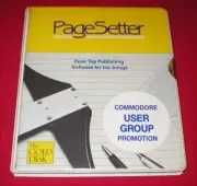 PageSetter Commodore User Group Promotion for Amiga 500 1000 5000 Computer NEW
