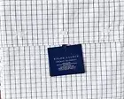 Ralph Lauren Tattersall King Flat Sheet & King Pillowcases 3Pcs Organic NWT