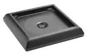 Rubbermaid FG917700BLA Weighted Base Accessory - for Ranger Containers - Black