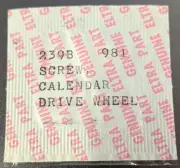 ELGIN Grade 981 Factory NOS Watch Part #239B - CALENDAR DRIVE WHEEL SCREW