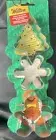 WILTON CHRISTMAS COOKIE CUTTERS TREE SNOWFLAKE GINGERMAN 3" each Set of 3 New
