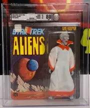 1975 vintage STAR TREK MEGO series 1 Alien THE KEEPER MOC AFA 80 Archival lucite