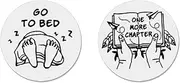 Guqqeuc Bookish Gifts for Women Men One More Chapter/Go To Bed Decision Coin Reading Gifts for Book Lover Birthday Gifts for Boys Girls Book Decision Maker Coins Funny Bookish Gifts for Friend Family