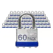 Lock Outdoor Padlocks, Key Lock, Padlocks with Same Key - Laminated Steel Key...