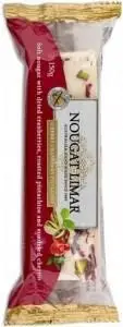 Nougat Limar G/F Cherry,Cranberry & Pistachio 150g