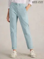 White Stuff Blue Twister Chinos Trousers (AN5662) | $136