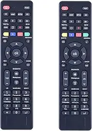 PZL (Pack of 2) Universal Remote Control for All Samsung LG Sony Philips Sharp Panasonic Smart TV TCL HAIER Toshiba Hitachi TV with Netflix 3D APPS Buttons Universal TV Remote Control for All TVs