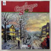 Ceaco A Christmas Story Jigsaw Puzzle 300 Thomas Kinkade Ralphie Triple Dog Dare