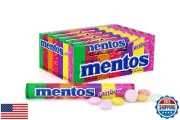 Mentos Chewy Mint Candy Roll, Rainbow, Non Melting, Party, 14 Pieces (Bulk Pa
