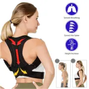 Posture Corrector Body Brace Bad Back Lumbar Shoulder Support Belt Women Men SC