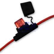 In-Line Car APX MAXI Blade Fuse Holder Waterproof 8AWG Upto 70A 12V/24V/32V 8ga