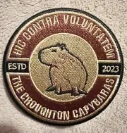 Military Patch. Capybara. Here Against My Will. Hot!!! Limited Time.