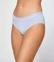 NEW BONDS COMFYTAILS COTTON RICH BLUE BRIEF PANT SIZE 16