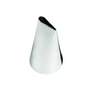 Wilton Stainless Steel #102 Petal Piping Tip - Silver